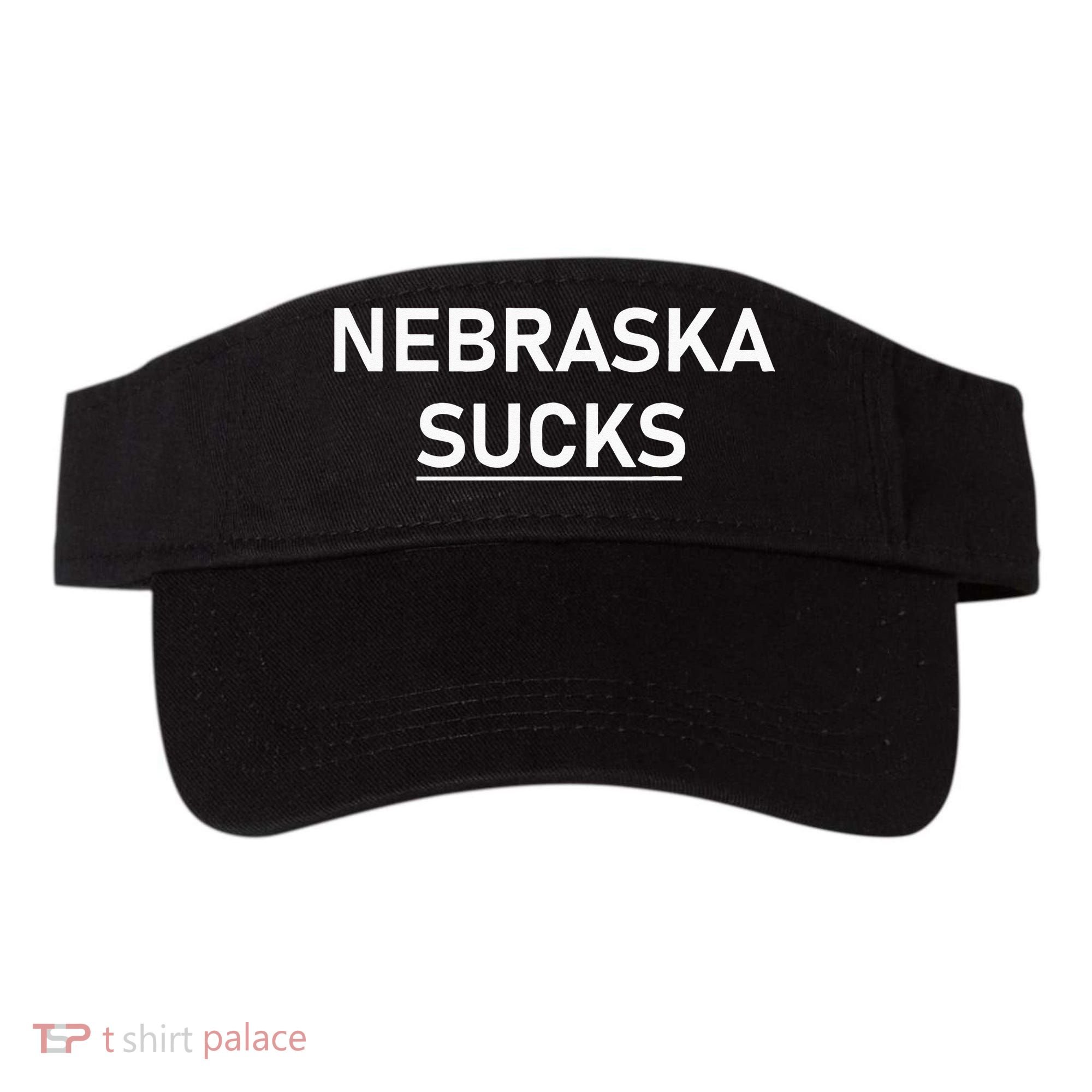 Nebraska Sucks Visor