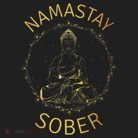 Namastay Sober NA AA 12 Step Recovery Meditation Sobriety Beanie thumb 2