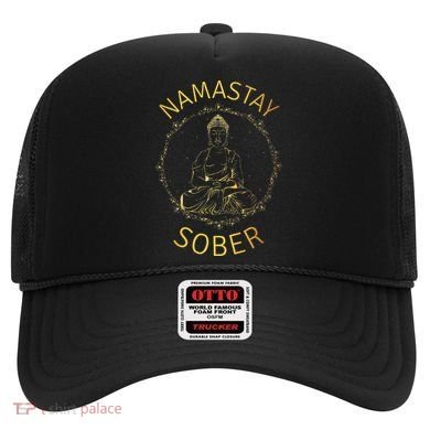 Namastay Sober NA AA 12 Step Recovery Meditation Sobriety Hat