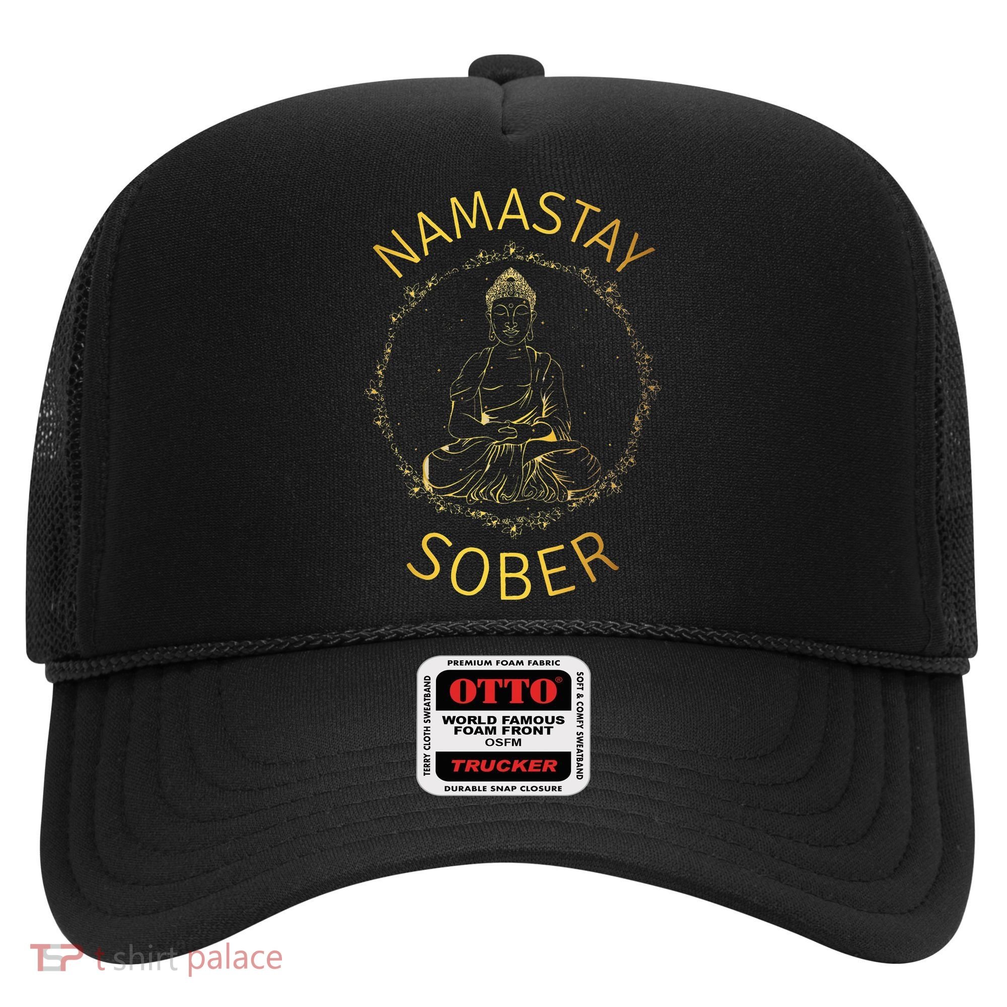 Namastay Sober NA AA 12 Step Recovery Meditation Sobriety Hat