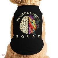Neurodiversity Saying Neurodiverse Brain Neurodivergent Doggie Tank thumb 0