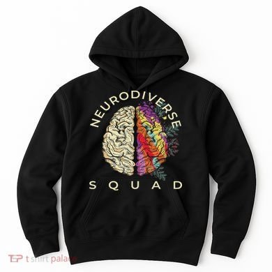 Neurodiversity Saying Neurodiverse Brain Neurodivergent Hoodie