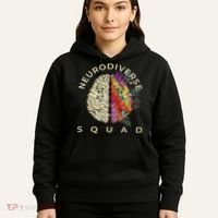 Neurodiversity Saying Neurodiverse Brain Neurodivergent Hoodie thumb 5