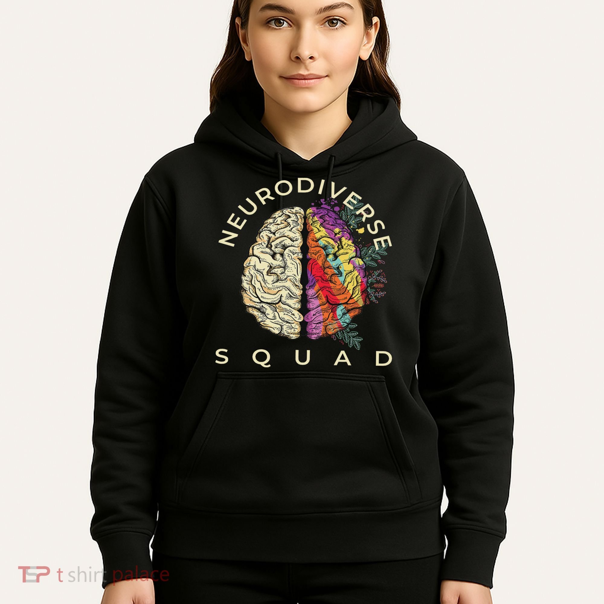 Neurodiversity Saying Neurodiverse Brain Neurodivergent Hoodie