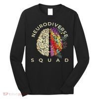 Neurodiversity Saying Neurodiverse Brain Neurodivergent Long Sleeve Shirt thumb 0