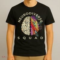 Neurodiversity Saying Neurodiverse Brain Neurodivergent T-Shirt thumb 3