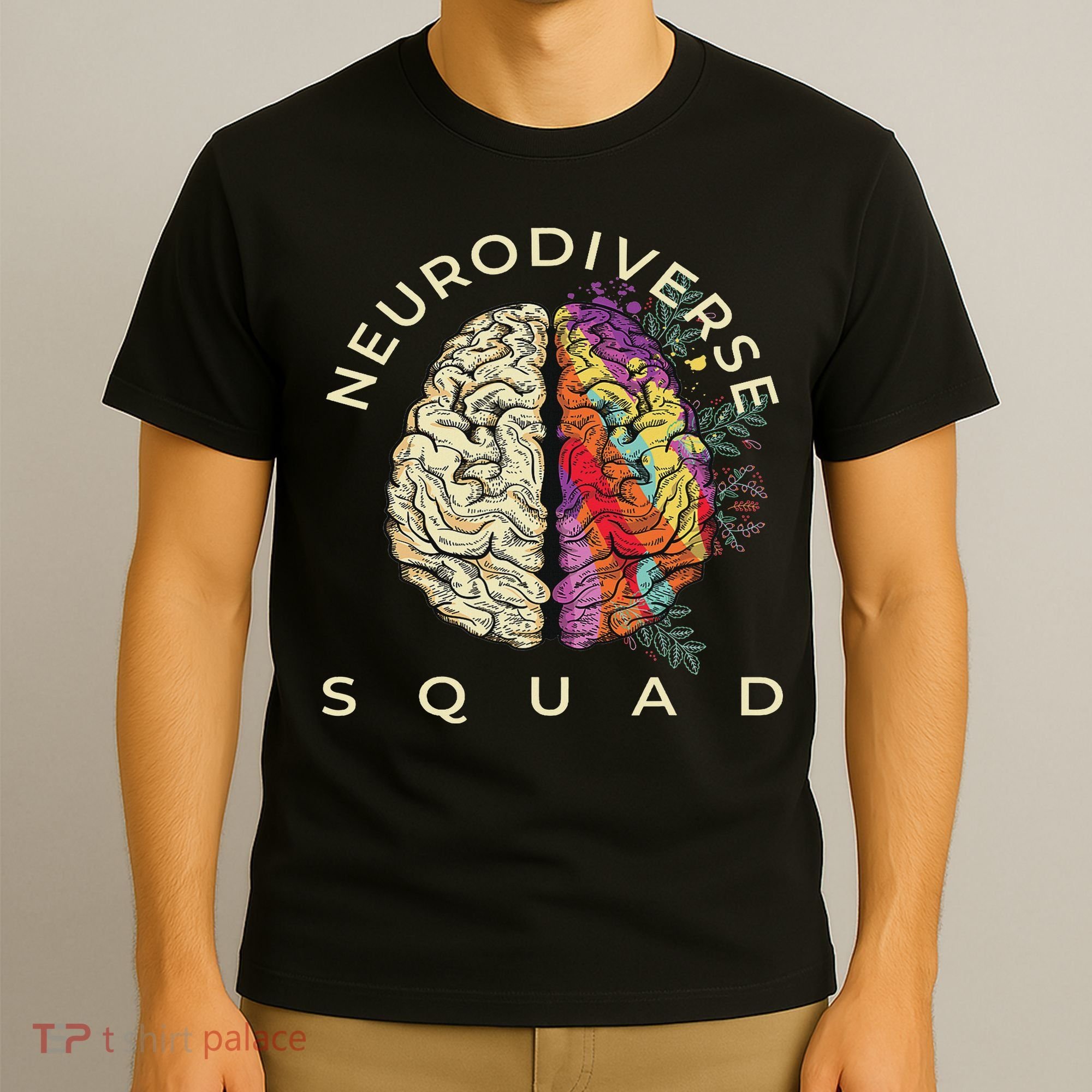 Neurodiversity Saying Neurodiverse Brain Neurodivergent T-Shirt