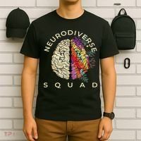 Neurodiversity Saying Neurodiverse Brain Neurodivergent T-Shirt thumb 6