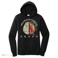 Neurodiversity Saying Neurodiverse Brain Neurodivergent Women's Hoodie thumb 0