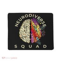 Neurodiversity Saying Neurodiverse Brain Neurodivergent Mousepad thumb 0