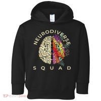 Neurodiversity Saying Neurodiverse Brain Neurodivergent Toddler Hoodie thumb 0