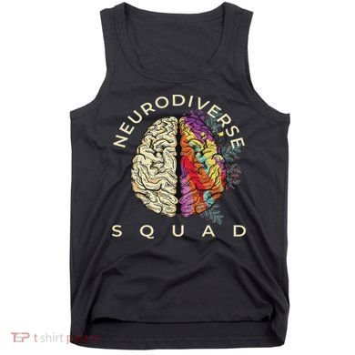 Neurodiversity Saying Neurodiverse Brain Neurodivergent Tank Top