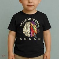 Neurodiversity Saying Neurodiverse Brain Neurodivergent Toddler T-Shirt thumb 2