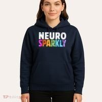 Neuro Sparkly Neurodivergent Neurodivergence ADHD ASD Hoodie thumb 5