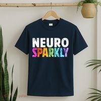 Neuro Sparkly Neurodivergent Neurodivergence ADHD ASD T-Shirt thumb 2