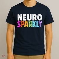 Neuro Sparkly Neurodivergent Neurodivergence ADHD ASD T-Shirt thumb 3