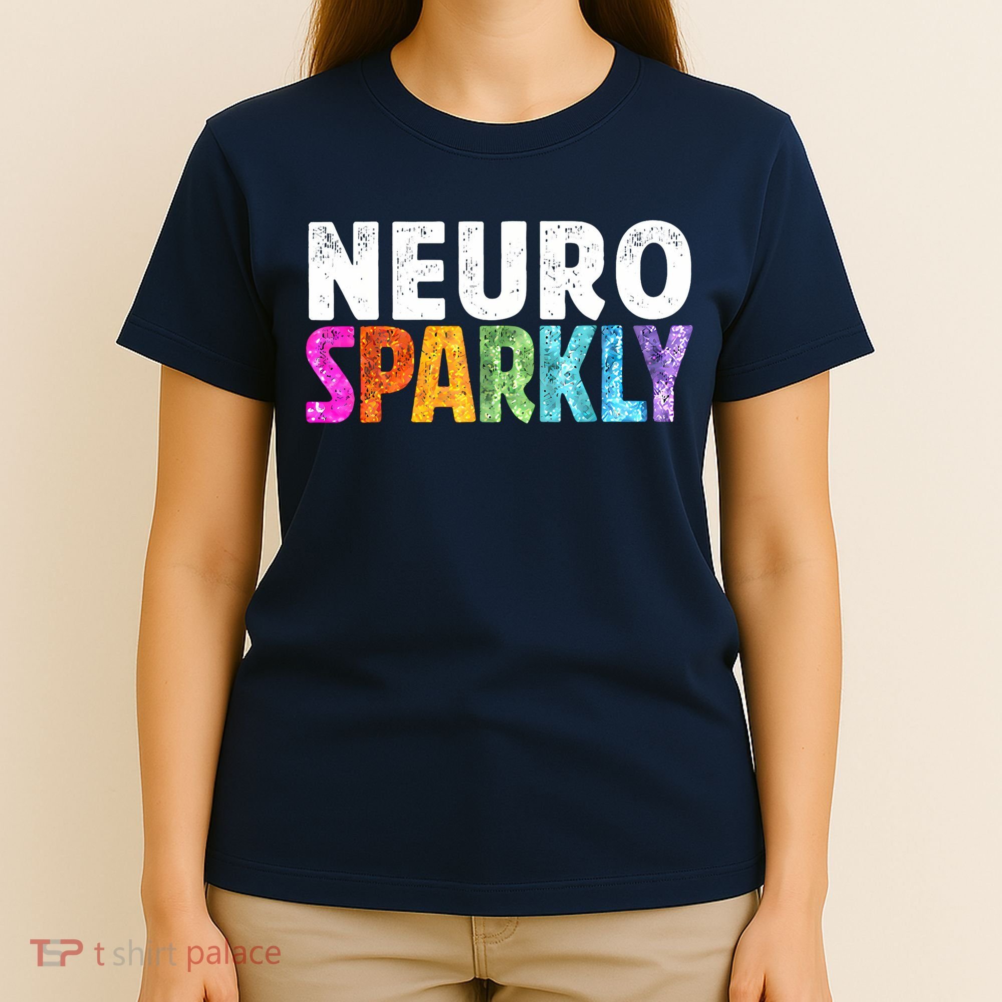 Neuro Sparkly Neurodivergent Neurodivergence ADHD ASD T-Shirt