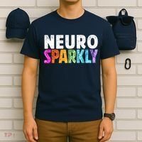 Neuro Sparkly Neurodivergent Neurodivergence ADHD ASD T-Shirt thumb 6