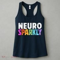 Neuro Sparkly Neurodivergent Neurodivergence ADHD ASD Women's Tank Top thumb 3
