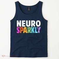 Neuro Sparkly Neurodivergent Neurodivergence ADHD ASD Tank Top thumb 2