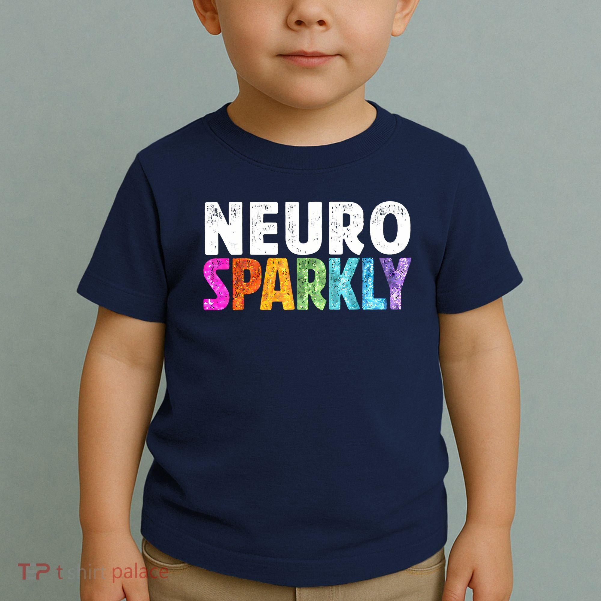 Neuro Sparkly Neurodivergent Neurodivergence ADHD ASD Toddler T-Shirt