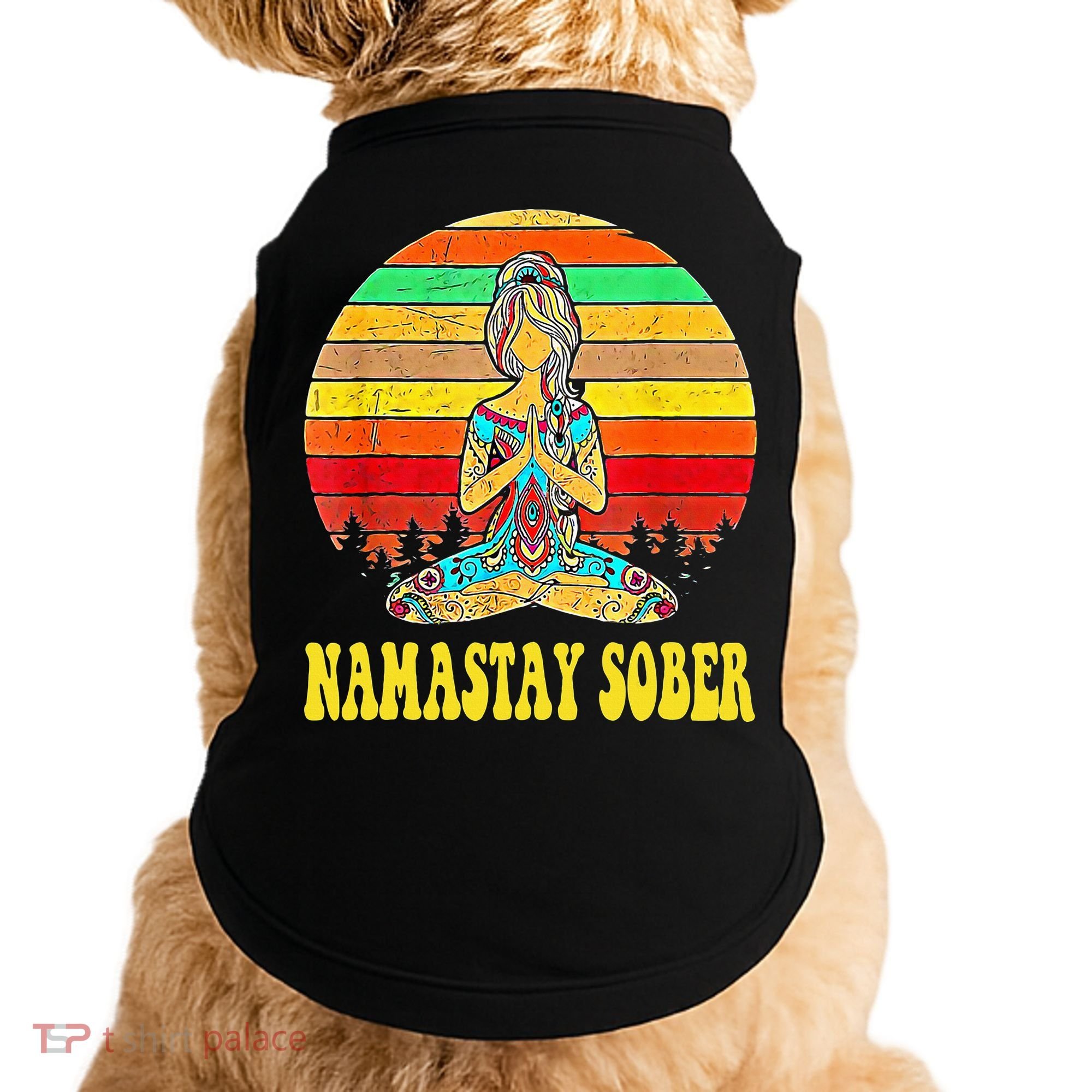 Namastay Sober Na Aa 12 Step Recovery Narcotics Anonymous Doggie Tank