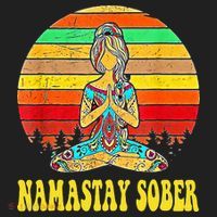 Namastay Sober Na Aa 12 Step Recovery Narcotics Anonymous Beanie thumb 2