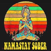 Namastay Sober Na Aa 12 Step Recovery Narcotics Anonymous Tote Bag thumb 4