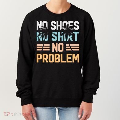 No Shoes No Problem Coconut Tree Country Music Women's Sweatshirt