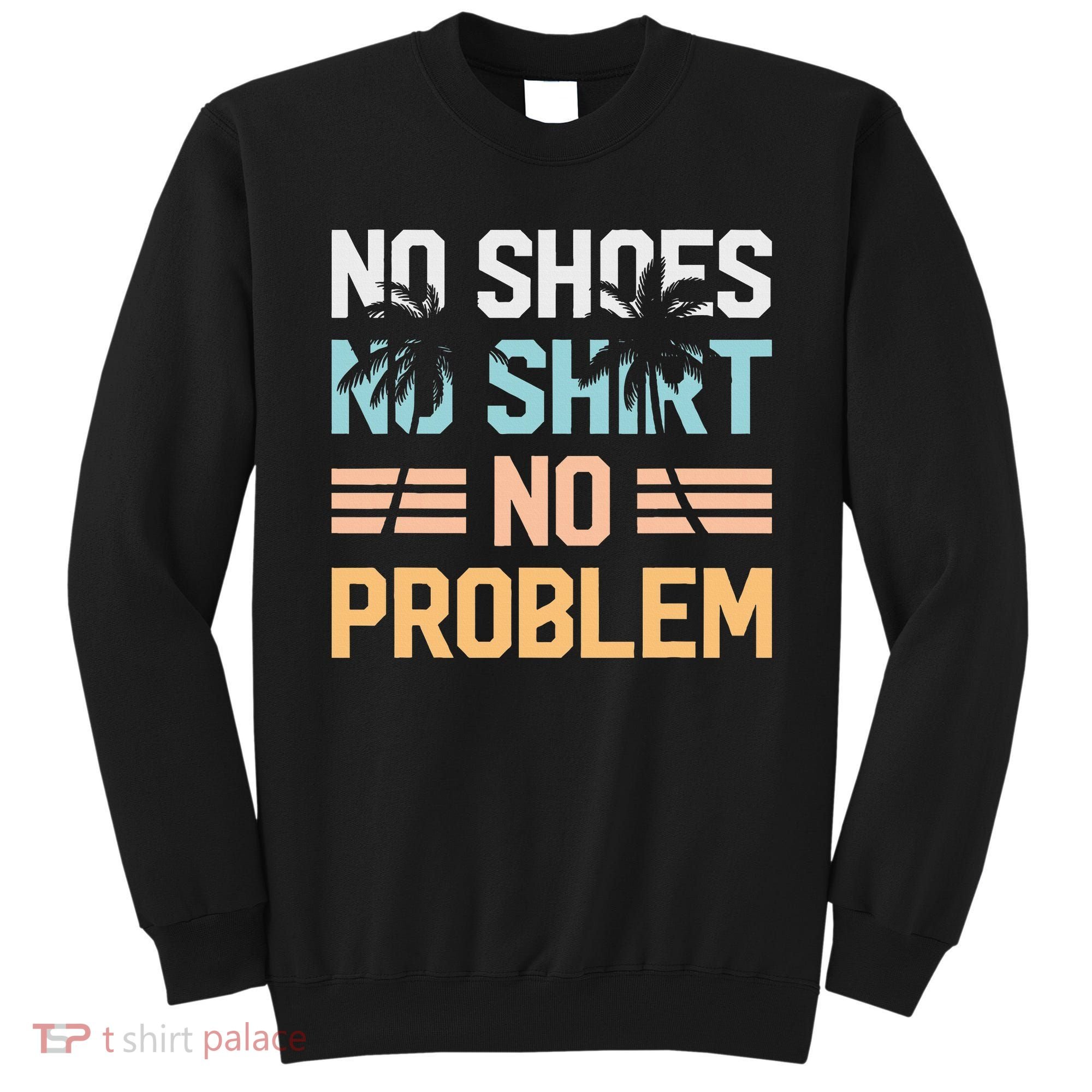 No Shoes No Problem Coconut Tree Country Music Sweatshirt
