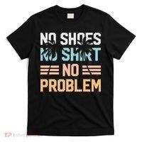 No Shoes No Problem Coconut Tree Country Music T-Shirt thumb 0