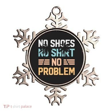 No Shoes No Problem Coconut Tree Country Music Ornament