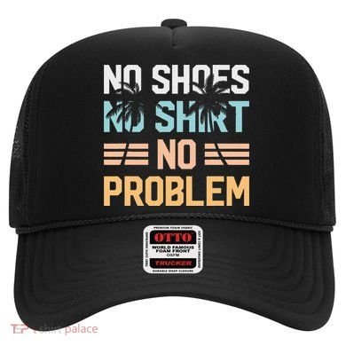 No Shoes No Problem Coconut Tree Country Music Hat