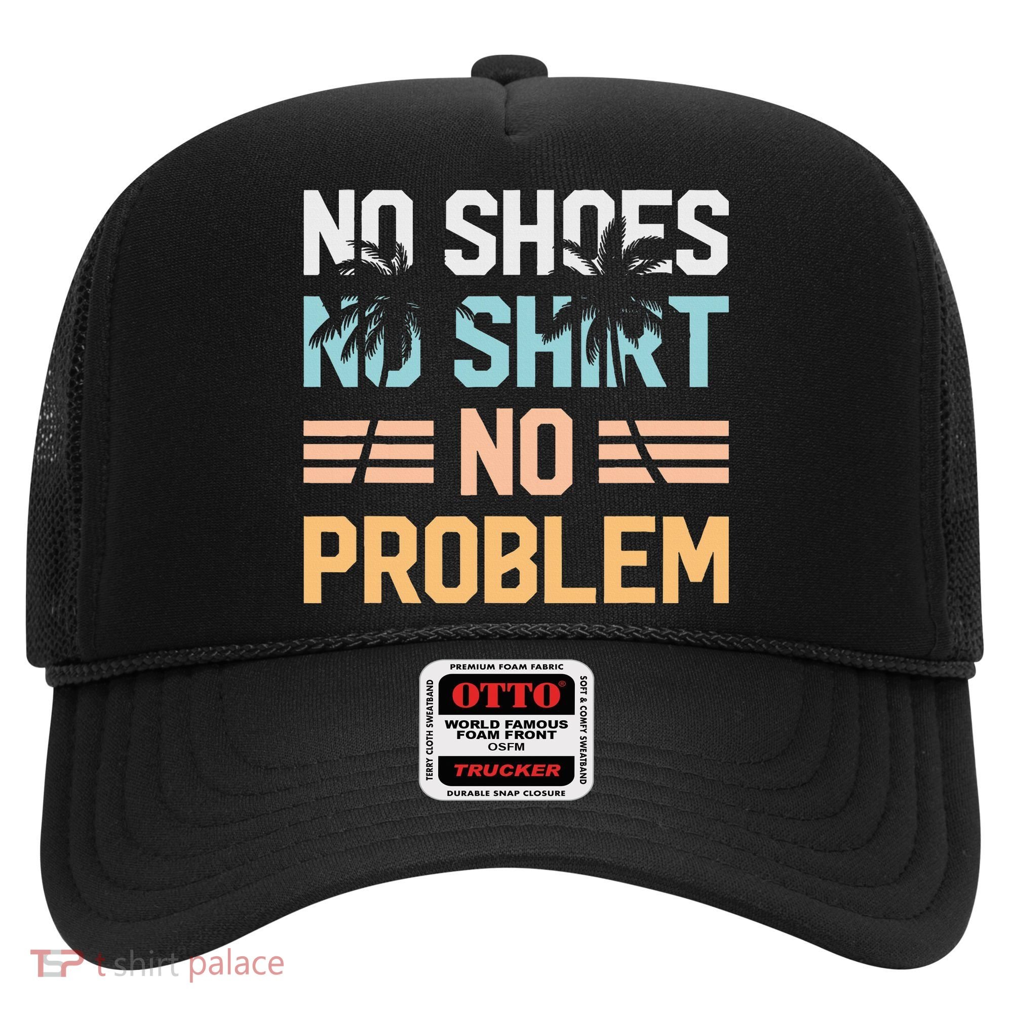 No Shoes No Problem Coconut Tree Country Music Hat