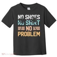 No Shoes No Problem Coconut Tree Country Music Toddler T-Shirt thumb 0