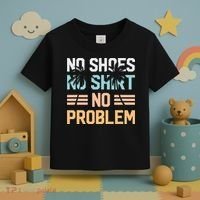 No Shoes No Problem Coconut Tree Country Music Toddler T-Shirt thumb 3