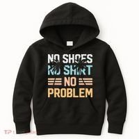 No Shoes No Problem Coconut Tree Country Music Kids Hoodie thumb 0