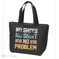 No Shoes No Problem Coconut Tree Country Music Tote Bag thumb 3
