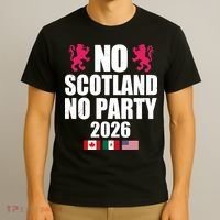 No Scotland No Party 2026 T-Shirt thumb 3