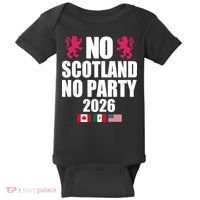No Scotland No Party 2026 Baby Bodysuit thumb 0