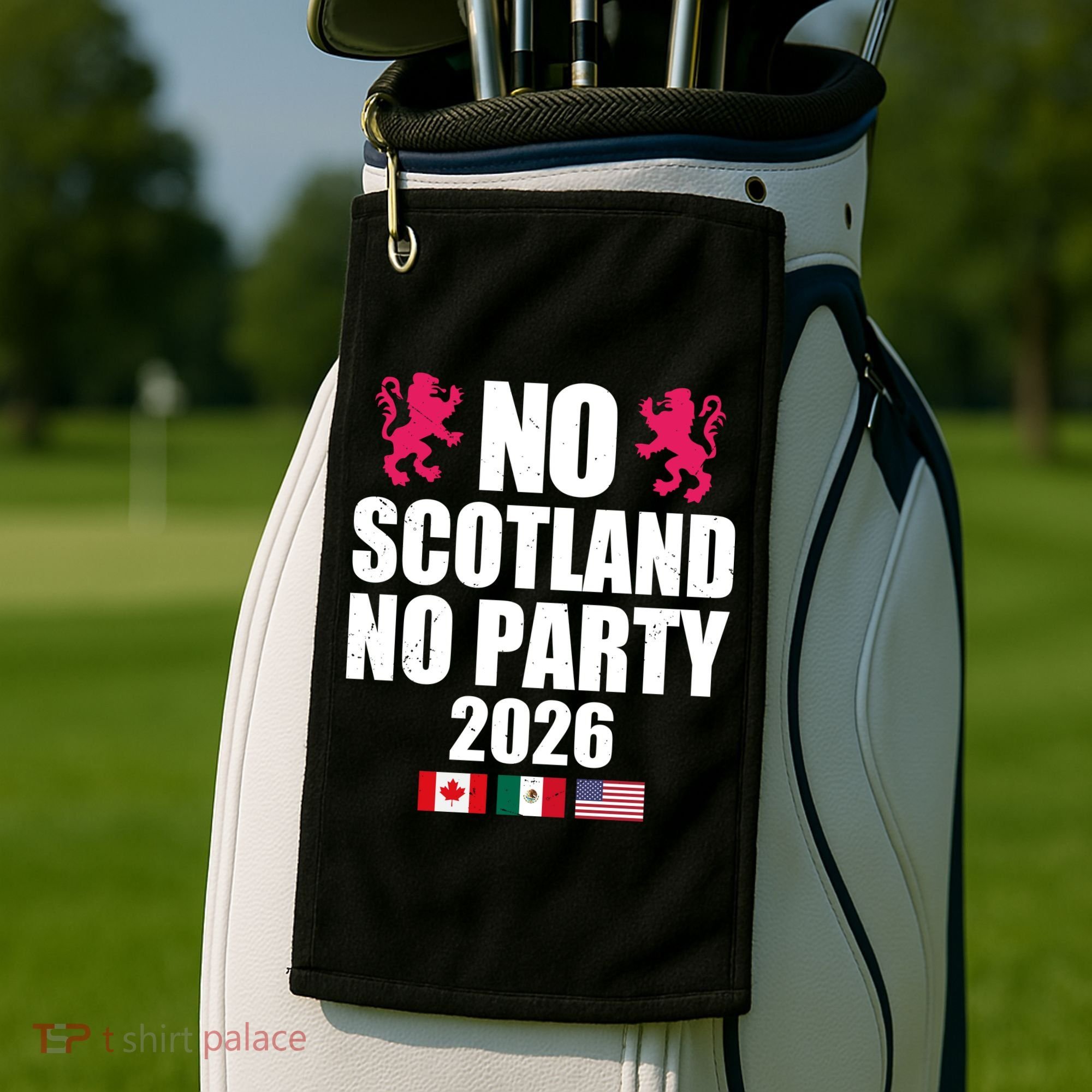 No Scotland No Party 2026 Golf Towel