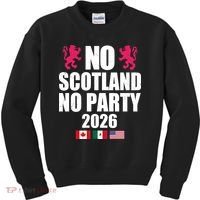 No Scotland No Party 2026 Kids Sweatshirt thumb 0