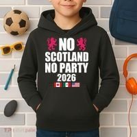 No Scotland No Party 2026 Kids Hoodie thumb 2