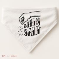 Needs Salt USA-Made Doggie Bandana thumb 0