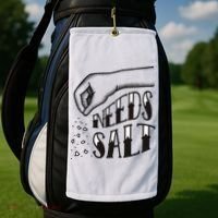 Needs Salt Golf Towel thumb 2
