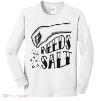 Needs Salt Kids Long Sleeve Shirt thumb 0