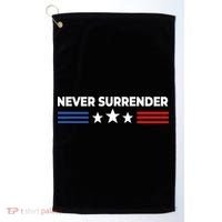 Never Surrender Never Surrender Golf Towel thumb 0