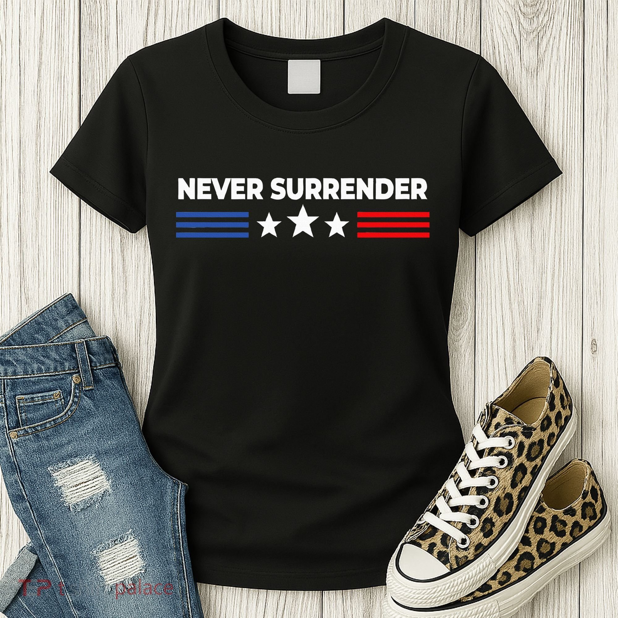 Never Surrender Never Surrender Women's T-Shirt