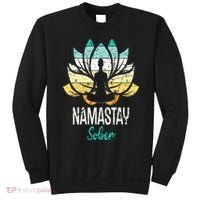 Namastay Sober NA AA 12 Step Recovery Narcotics Anonymous Sweatshirt thumb 0