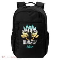 Namastay Sober NA AA 12 Step Recovery Narcotics Anonymous Backpack thumb 0